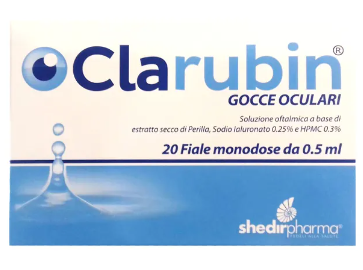 CLARUBIN GTT OCULARI 20F MONOD